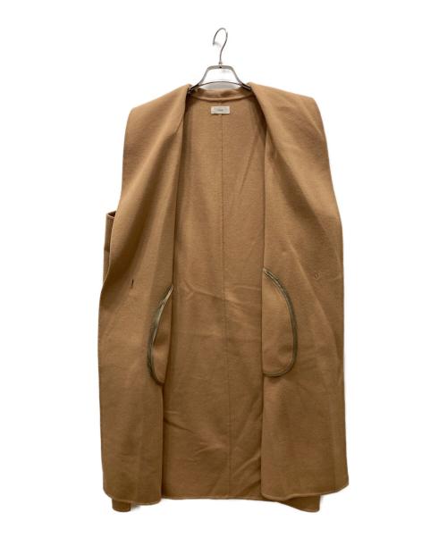 IENA（イエナ）IENA (イエナ) ダブルフェイスデザインベスト ブラウン サイズ:記載なしの古着・服飾アイテム
