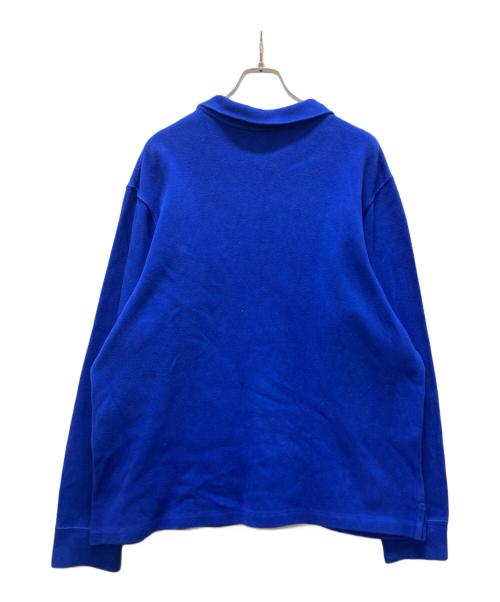 POLO RALPH LAUREN（ポロ・ラルフローレン）POLO RALPH LAUREN (ポロ・ラルフローレン) ハーフジップニットポロ ブルー サイズ:XLの古着・服飾アイテム