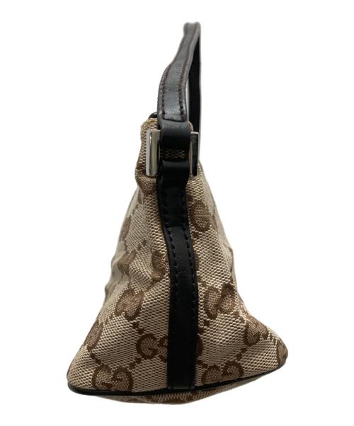 GUCCI（グッチ）GUCCI (グッチ) GGキャンパス アクセサリーポーチ ベージュの古着・服飾アイテム