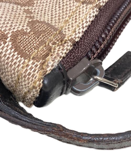 GUCCI（グッチ）GUCCI (グッチ) GGキャンパス アクセサリーポーチ ベージュの古着・服飾アイテム