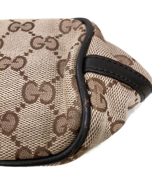 GUCCI（グッチ）GUCCI (グッチ) GGキャンパス アクセサリーポーチ ベージュの古着・服飾アイテム