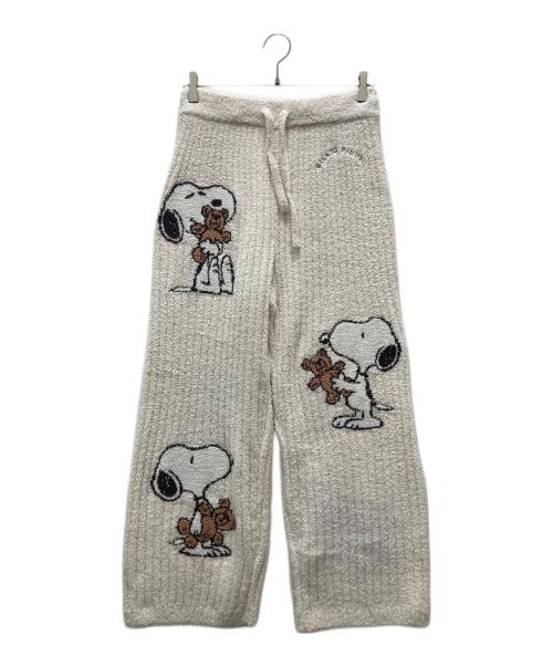 gelato pique（ジェラートピケ）gelato pique (ジェラートピケ) PEANUTS (ピーナッツ) SNOOPY×BEAR ジャガードセットアップ ホワイト サイズ:Fの古着・服飾アイテム
