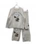 gelato pique（ジェラートピケ）の古着「SNOOPY×BEAR ジャガードセットアップ」｜ホワイト