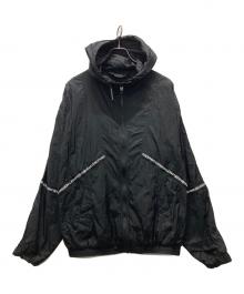 DIESEL（ディーゼル）の古着「ナイロンフーデッドジャケット」｜ブラック