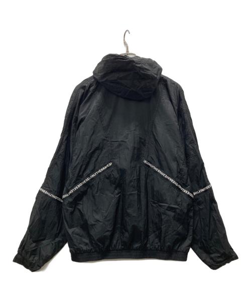 DIESEL（ディーゼル）DIESEL (ディーゼル) ナイロンフーデッドジャケット ブラック サイズ:Mの古着・服飾アイテム