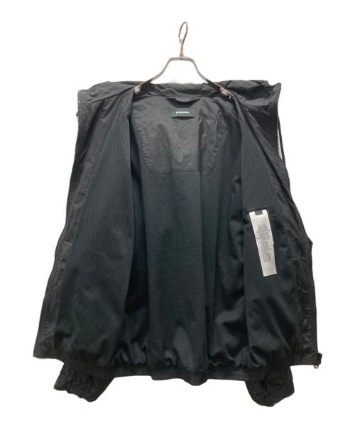 DIESEL（ディーゼル）DIESEL (ディーゼル) ナイロンフーデッドジャケット ブラック サイズ:Mの古着・服飾アイテム