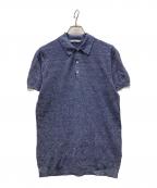 CIRCOLO 1901チルコロ1901）の古着「ニットポロシャツ」｜スカイブルー