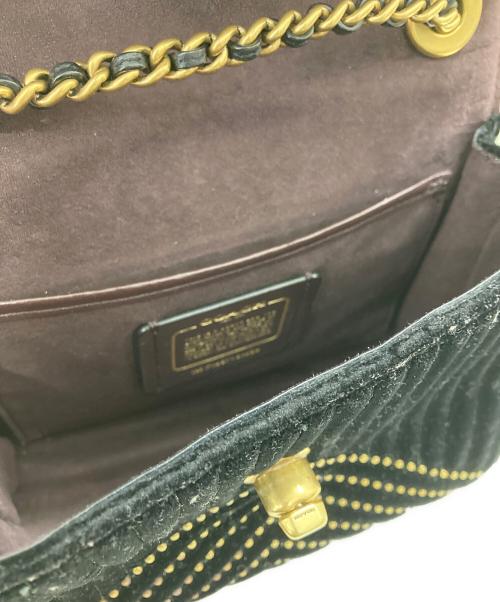 COACH（コーチ）COACH (コーチ) パーカー18ウィズキルティングアンドリベットプラム ブラックの古着・服飾アイテム