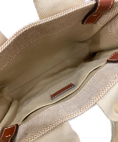 Chloe（クロエ）Chloe (クロエ) WOODYスモールトートバッグ ベージュの古着・服飾アイテム