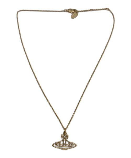 Vivienne Westwood（ヴィヴィアンウエストウッド）Vivienne Westwood (ヴィヴィアンウエストウッド) オーブネックレス ゴールドの古着・服飾アイテム