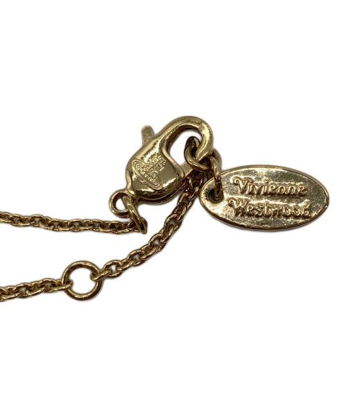 Vivienne Westwood（ヴィヴィアンウエストウッド）Vivienne Westwood (ヴィヴィアンウエストウッド) オーブネックレス ゴールドの古着・服飾アイテム