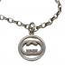 GUCCI (グッチ) GGロゴネックレス シルバー：10000円