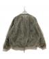 AULA AILA (アウラアイラ) フローラル刺繍 シースルー ジップアップブルゾン オリーブ：9000円