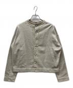 45Rフォーティファイブ・アール）の古着「ビーズ刺繍度詰ニットソーのカーディガン」｜ベージュ