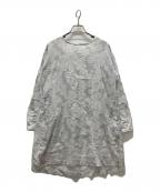 vmヴーム）の古着「ブラウスワンピース」｜グレー