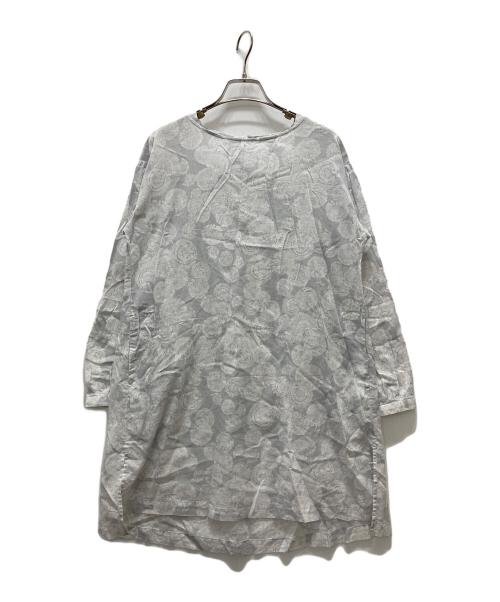 vm（ヴーム）vm (ヴーム) ブラウスワンピース グレーの古着・服飾アイテム