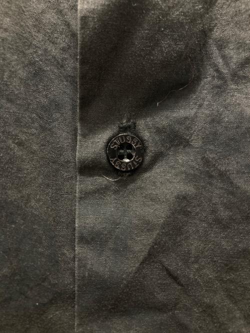 stussy（ステューシー）stussy (ステューシー) USA製半袖シャツ ブラック サイズ:Lの古着・服飾アイテム