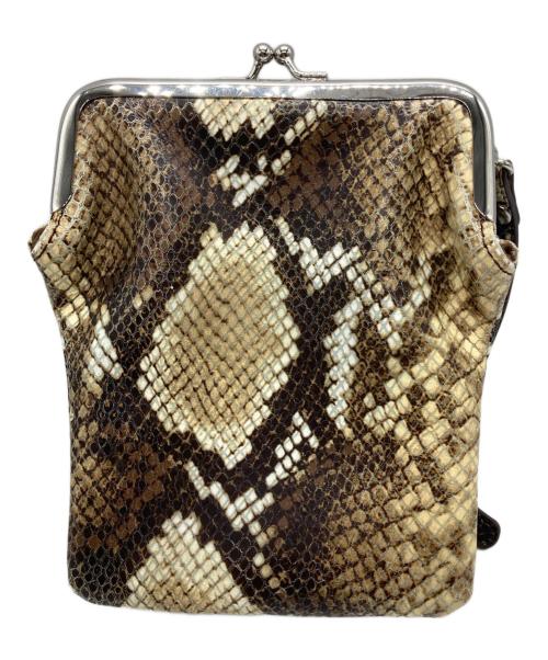 Ameri（アメリ）Ameri (アメリ) パイソン柄ショルダーバッグ ブラウンの古着・服飾アイテム
