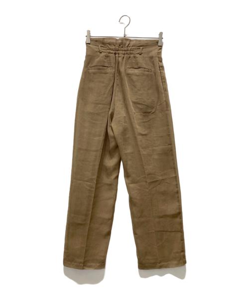 Ameri（アメリ）AMERI (アメリ) シアーパンツ ベージュ サイズ:Sの古着・服飾アイテム