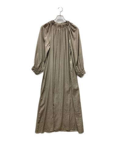 中古・古着通販】TODAYFUL (トゥデイフル) Neck Gather Dress カーキ