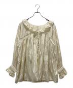 Ameriアメリ）の古着「NEGLIGEE LOOSE BLOUSE」｜アイボリー