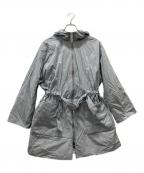 EMPORIO ARMANIエンポリオ アルマーニ）の古着「ミリタリーベルトフードピーコート」｜グレー