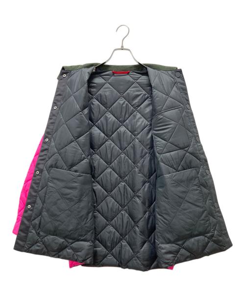 MAX&Co.（マックスアンドコー）MAX&Co. (マックスアンドコー) LORIANA キルティングジャケット グレー×ピンク サイズ:Sの古着・服飾アイテム