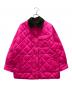 MAX&Co.（マックスアンドコー）の古着「LORIANA キルティングジャケット」｜グレー×ピンク