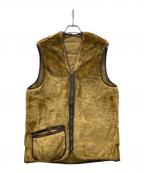 Barbourバブアー）の古着「WARM PILE WAISTCOAT ZIP-IN LINER」｜ブラウン