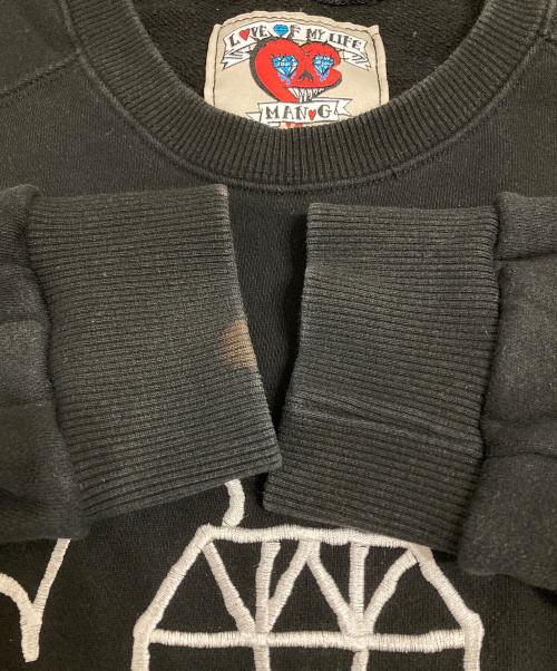 GRAPHISITE MAN G（グラフィストマンジー）GRAPHISITE MAN G (グラフィストマンジー) 刺繍スウェット ブラック サイズ:表記無しの古着・服飾アイテム