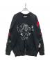 GRAPHISITE MAN G（グラフィストマンジー）の古着「刺繍スウェット」｜ブラック