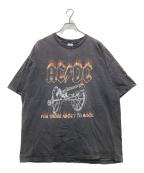 ALSTYLE APPAREL & ACTIVEWEARアレスタイルアパレル＆アクティブウェア）の古着「バンドTシャツ/AC/DC」｜ブラック