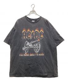 ALSTYLE APPAREL & ACTIVEWEAR（アレスタイルアパレル＆アクティブウェア）の古着「バンドTシャツ/AC/DC」｜ブラック