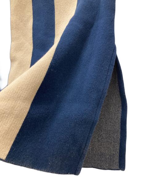 HeRIN.CYE（ヘリンドットサイ）HeRIN.CYE (ヘリンドットサイ) Square knit one piece ネイビー サイズ:Freeの古着・服飾アイテム