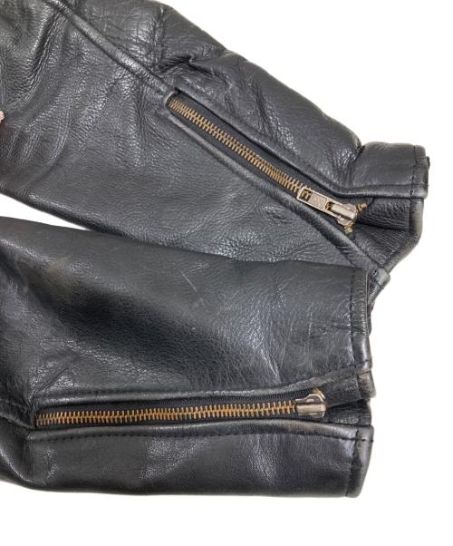 Hard Rock cafe（ハードロックカフェ）Hard Rock cafe (ハードロックカフェ) レザージャケット ブラック サイズ:Mの古着・服飾アイテム