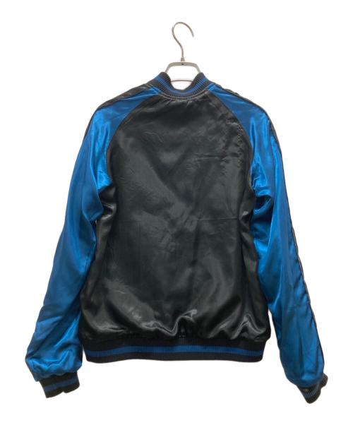 花旅楽団（ハナタビガクダン）花旅楽団 (ハナタビガクダン) スカジャン ブラック サイズ:Sの古着・服飾アイテム