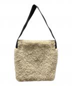 anukeアンヌーク）の古着「ボアトートバッグ」｜アイボリー