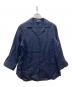 LAUREN RALPH LAUREN（ローレンラルフローレン）の古着「オープンカラーシャツ」｜ネイビー