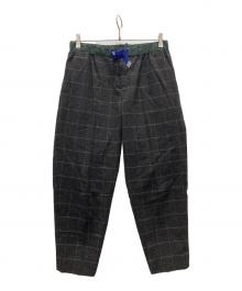 KOLOR（カラー）の古着「Window Pane Cropped Pants」｜ブラウン