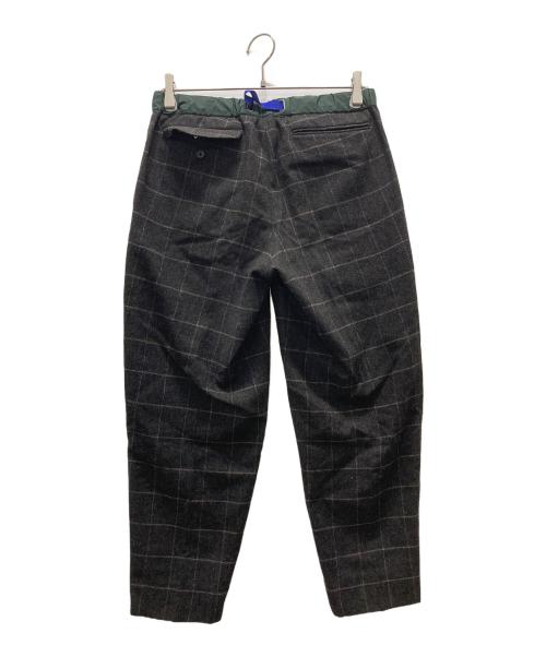 KOLOR（カラー）KOLOR (カラー) Window Pane Cropped Pants ブラウン サイズ:1の古着・服飾アイテム