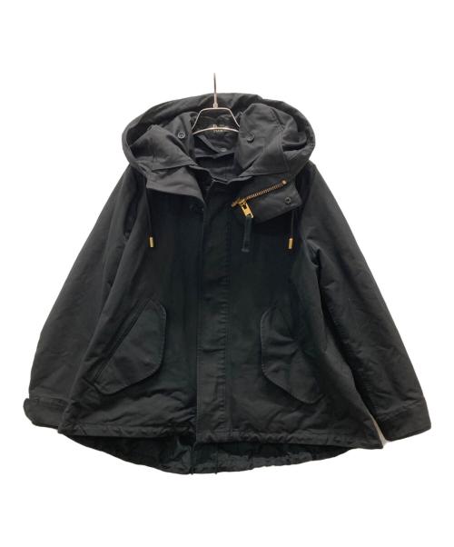 THE RERACS（ザ リラクス）THE RERACS (ザ リラクス) ショート モッズコート ブラック サイズ:36の古着・服飾アイテム