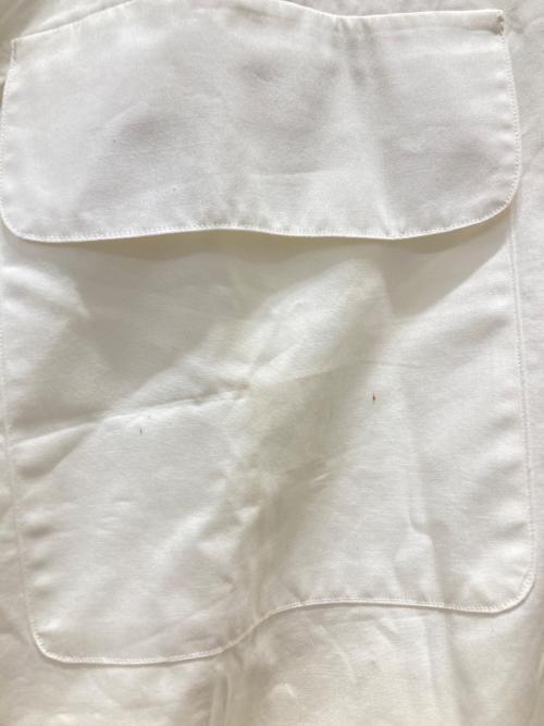 HERMES（エルメス）HERMES (エルメス) ダブルポケット比翼ドレスシャツ ホワイト サイズ:Sの古着・服飾アイテム