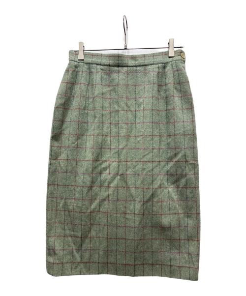 Yves Saint Laurent（イヴサンローラン）Yves Saint Laurent (イヴサンローラン) セットアップスーツ グリーン サイズ:40の古着・服飾アイテム