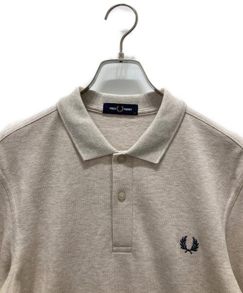 FRED PERRY（フレッドペリー）FRED PERRY (フレッドペリー) 長袖ポロシャツ ブラウン サイズ:5の古着・服飾アイテム