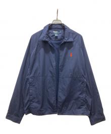 POLO RALPH LAUREN（ポロ・ラルフローレン）の古着「スイングトップ」｜ネイビー