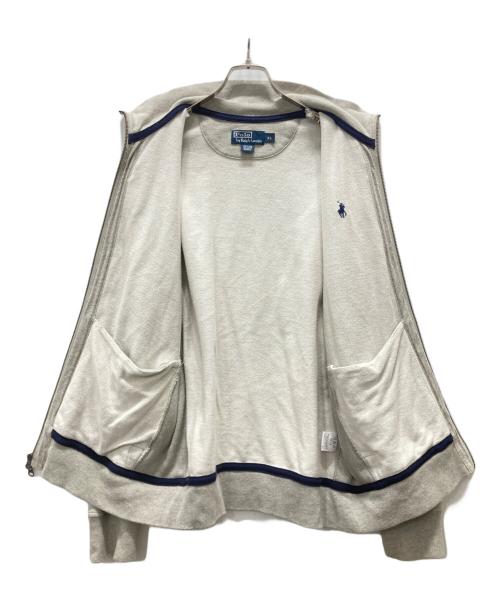 POLO RALPH LAUREN（ポロ・ラルフローレン）POLO RALPH LAUREN (ポロ・ラルフローレン) Wジップハイネック スウェットジャケット グレー サイズ:XLの古着・服飾アイテム