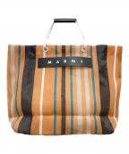 MARNIマルニ）の古着「マーケット トートバッグ」｜オレンジ