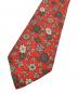 HERMES (エルメス) フラワープリントネクタイ レッド サイズ:Free：4000円