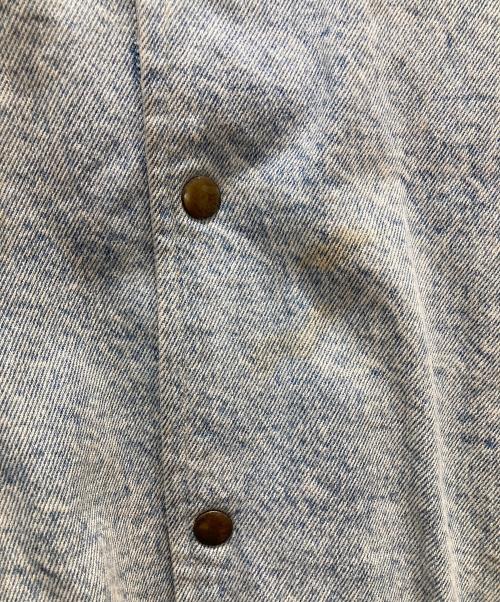 Identity inc（-）identity inc (-) バックワッペン デニムブルゾン ネイビー サイズ:XLの古着・服飾アイテム