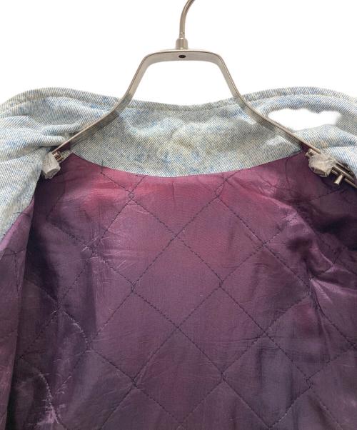 Identity inc（-）identity inc (-) バックワッペン デニムブルゾン ネイビー サイズ:XLの古着・服飾アイテム
